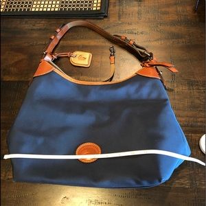 Authentic Blue Nylon Dooney & Burke Purse